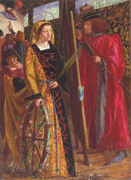 Dante Gabriel Rossetti St Catherine (mk28)